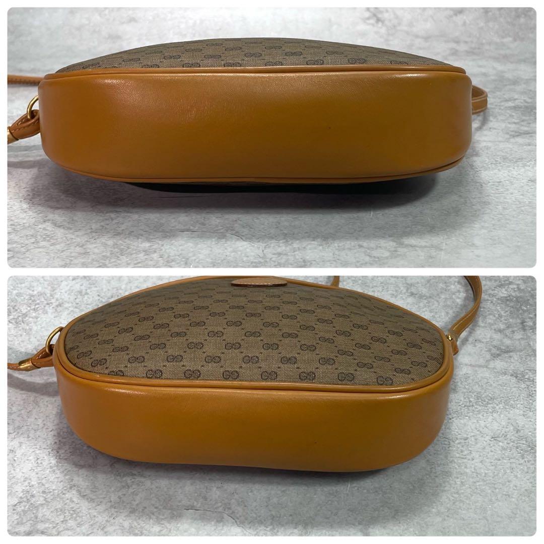 Gucci GG Shoulder Bag Brown Beige Leather — view 8
