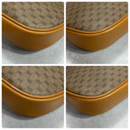 Gucci GG Shoulder Bag Brown Beige Leather — view 9