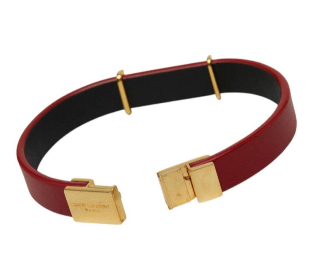 Saint Laurent Cassandra Opium YSL Logo Bracelet — view 4