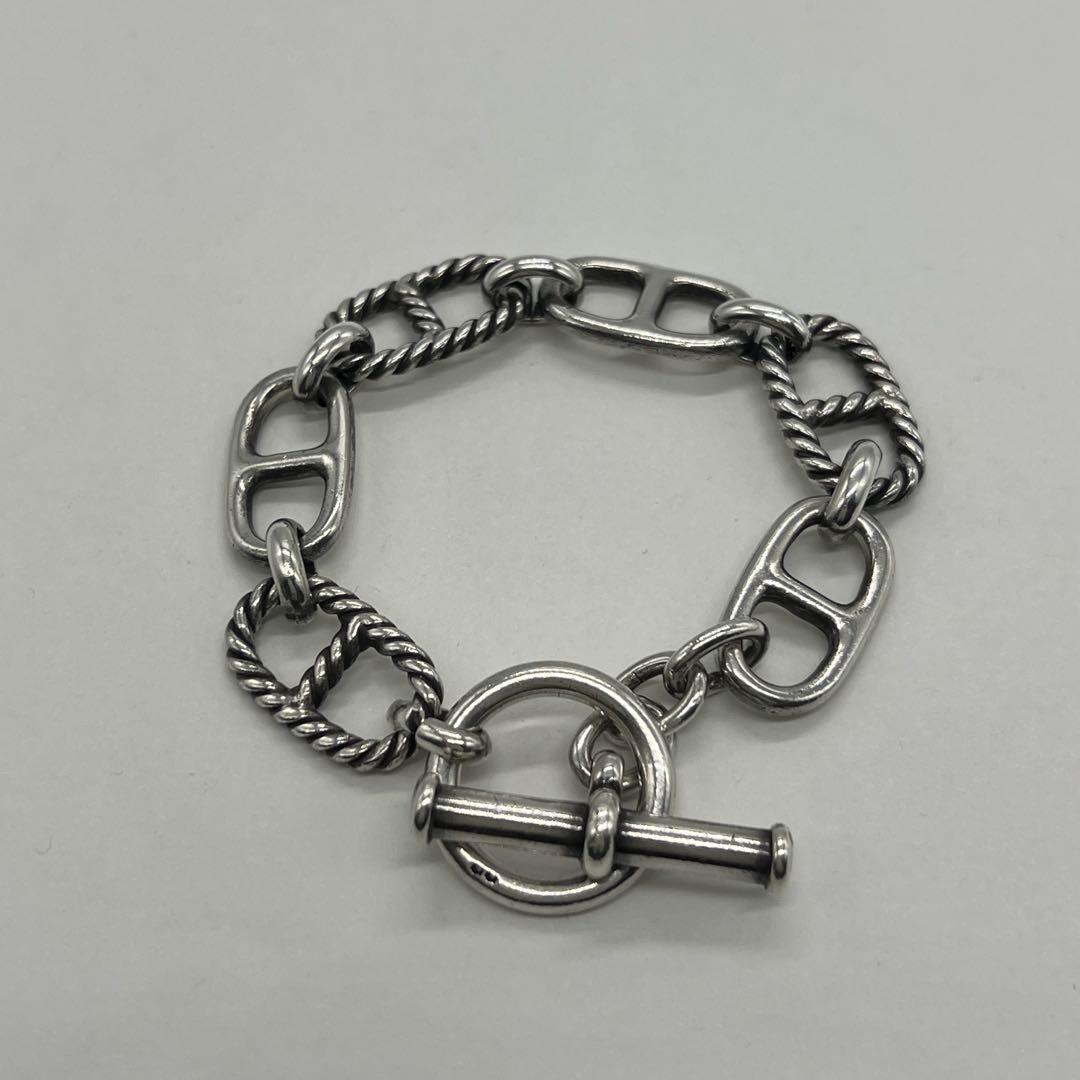 Gucci Anchor Link Chain Toggle Bracelet Twist