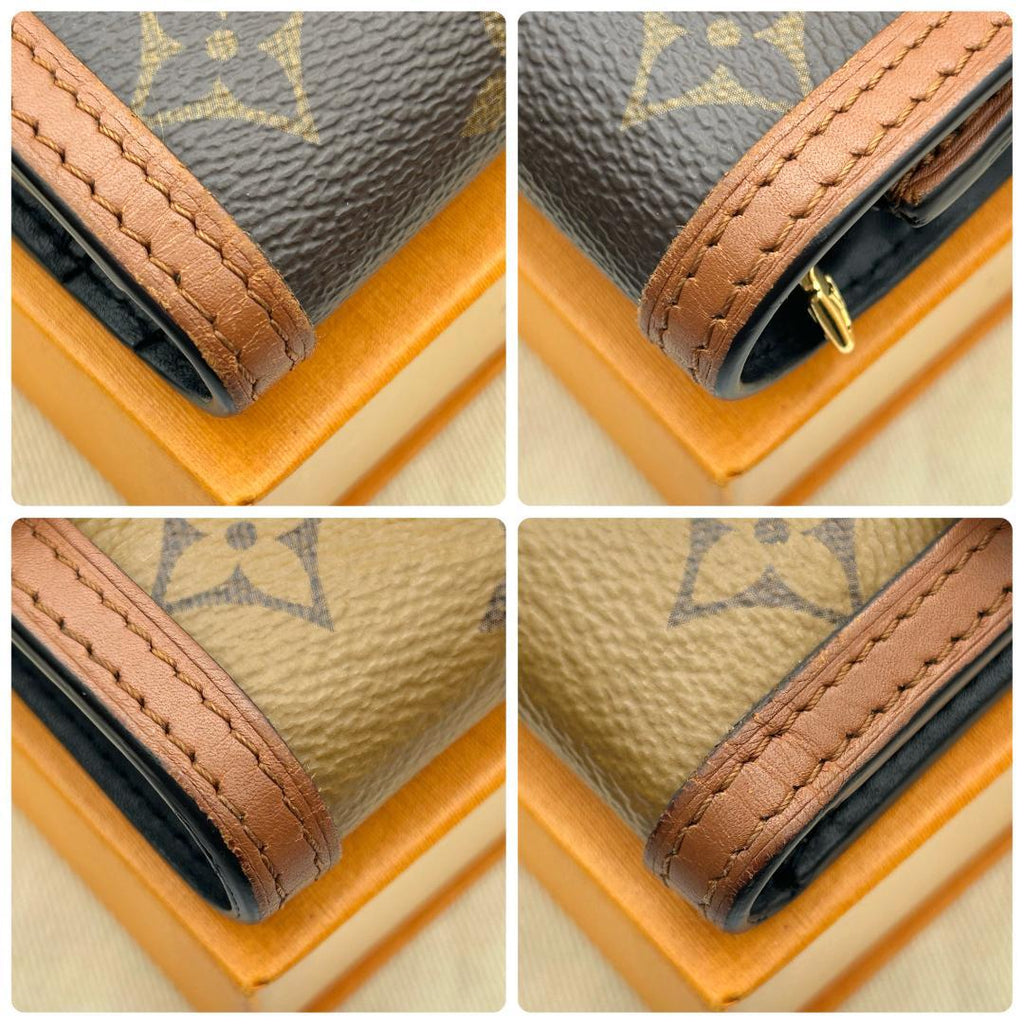 Louis Vuitton Portefeuille Dauphine Compact Fold Wallet — view 6
