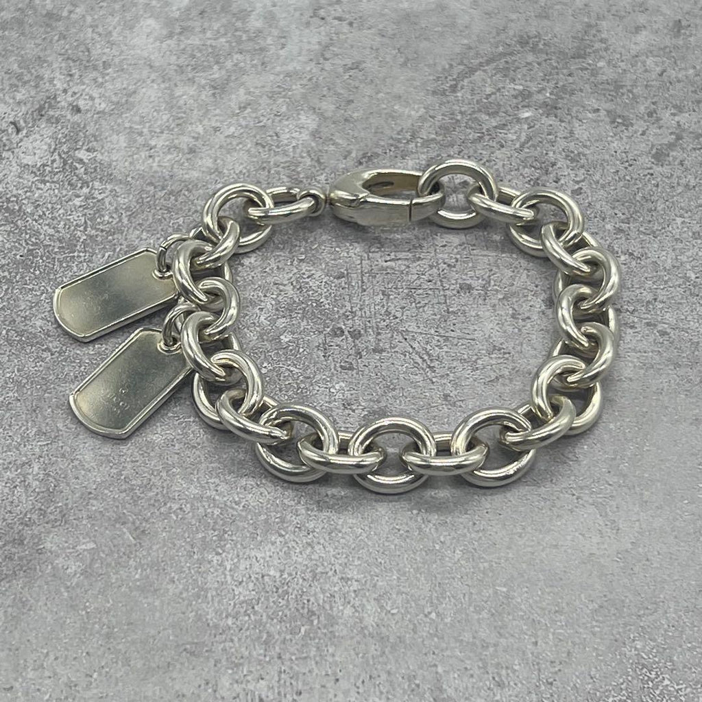Gucci Double Dog Tag 17 Bracelet