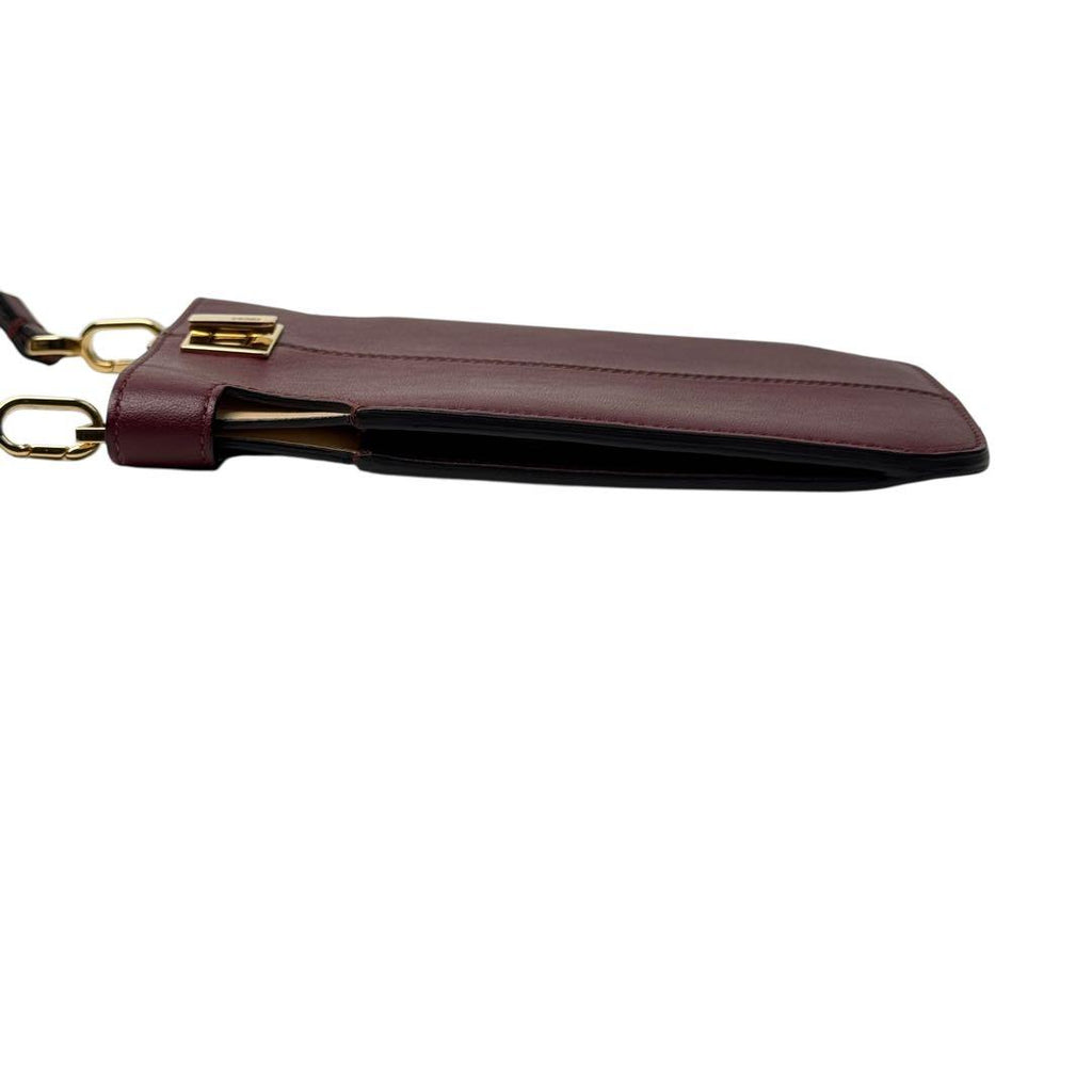Fendi Peekaboo Leather Phone Pouch — view 4