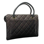 Chanel Lambskin Quilted Hand Bag CC Logo Bicolor — view 2