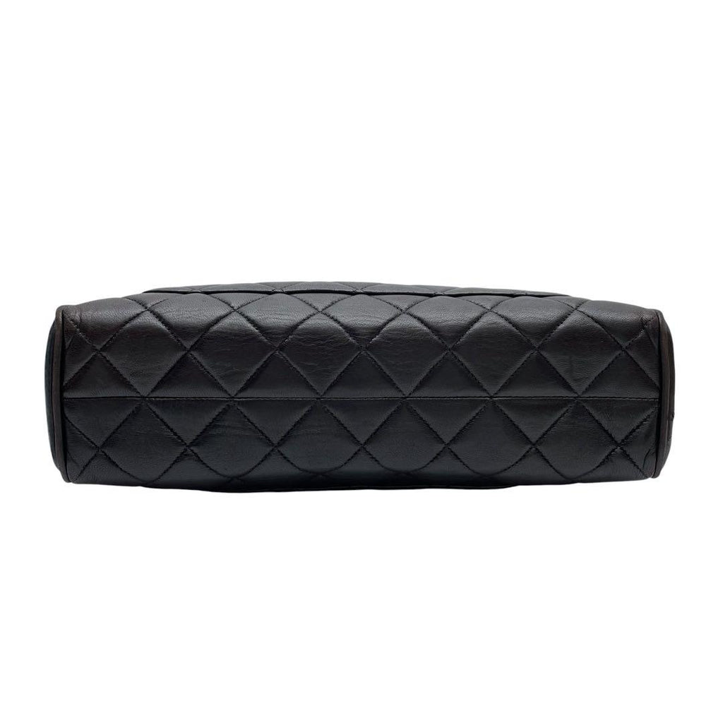 Chanel Lambskin Quilted Hand Bag CC Logo Bicolor — view 4
