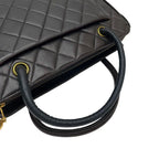 Chanel Lambskin Quilted Hand Bag CC Logo Bicolor — view 6