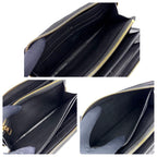 Louis Vuitton Monogram Exotic Zippy Wallet Python Noir — view 5