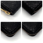 Louis Vuitton Monogram Exotic Zippy Wallet Python Noir — view 8
