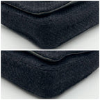 Prada Archive Vintage Wool Shoulder Handbag — view 9