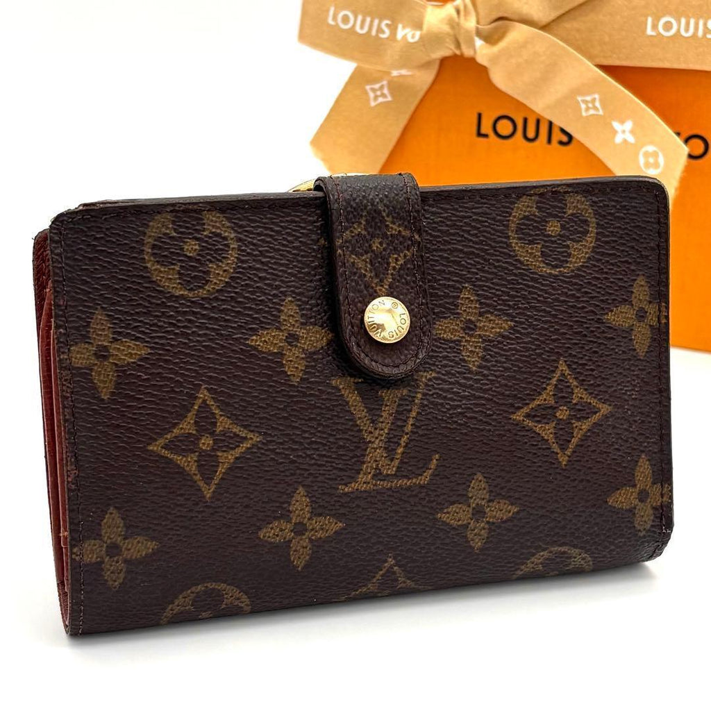 Louis Vuitton Monogram Viennois Folded Wallet Compact Bifold