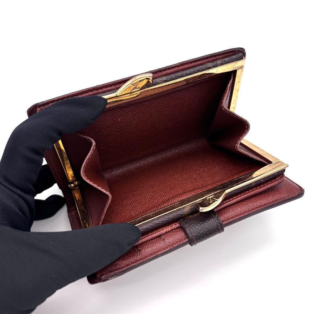 Louis Vuitton Monogram Viennois Folded Wallet Compact Bifold — view 5