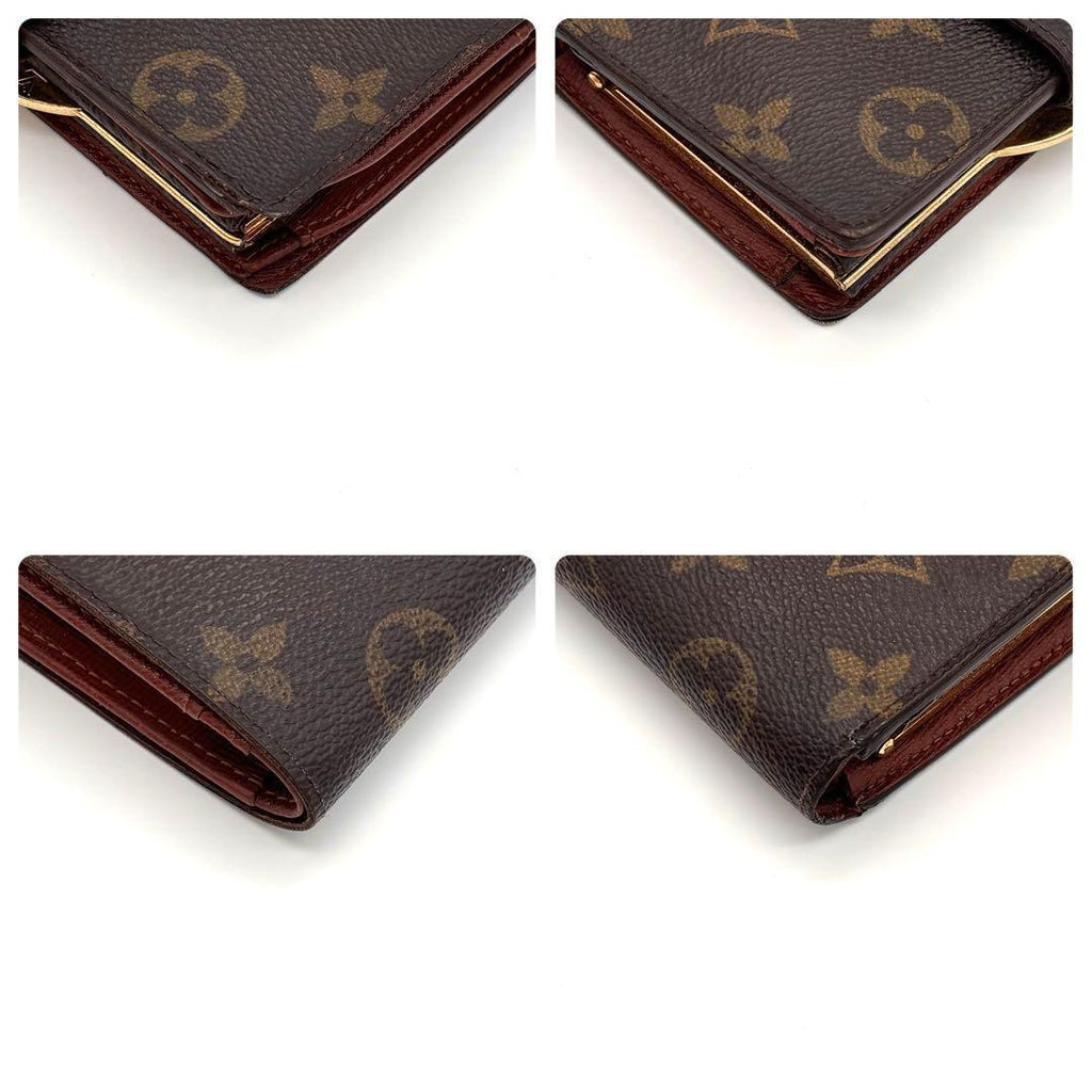 Louis Vuitton Monogram Viennois Folded Wallet Compact Bifold — view 6
