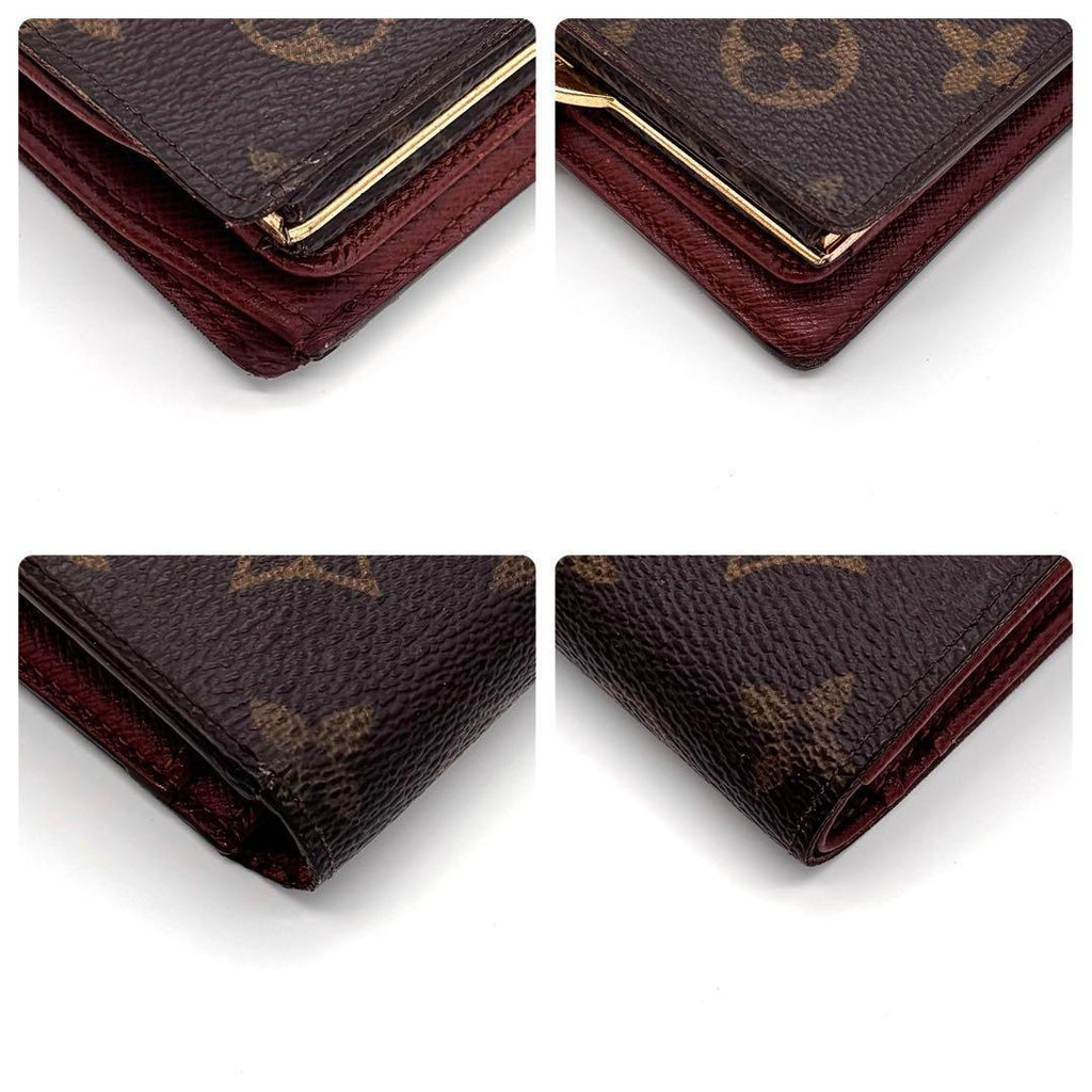 Louis Vuitton Monogram Viennois Folded Wallet Compact Bifold — view 7