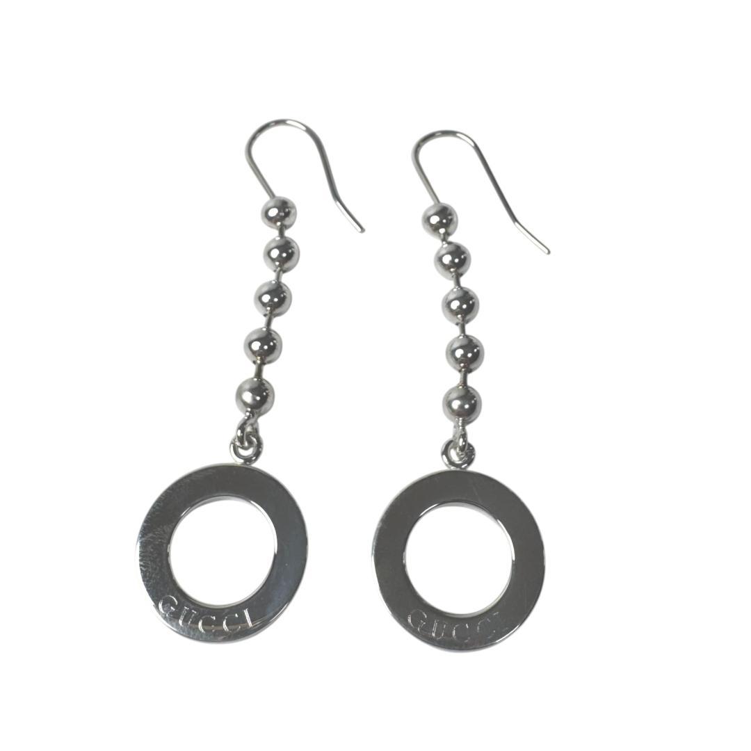 Gucci Ball Chain 925 Earrings — view 2