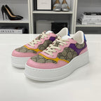 Gucci GG Supreme Leather Interlocking Logo Sneakers — view 3