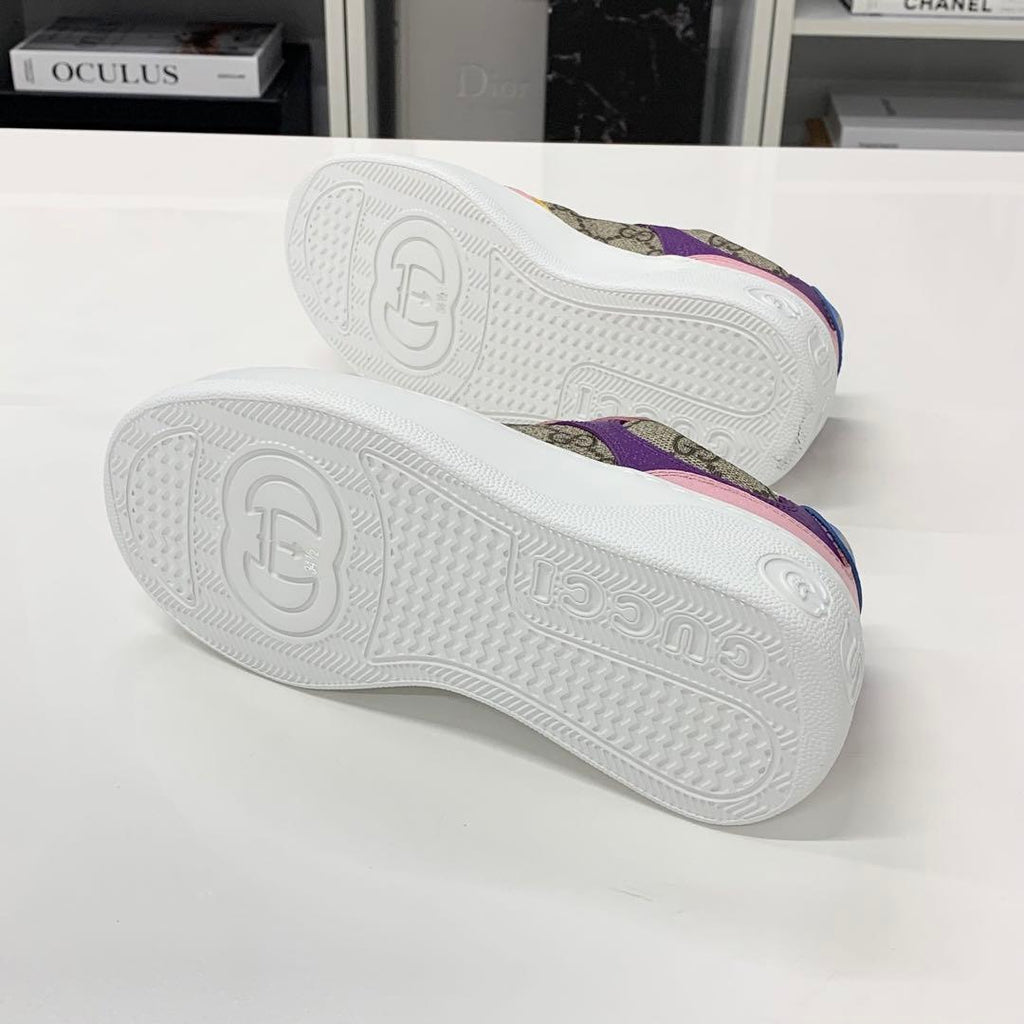 Gucci GG Supreme Leather Interlocking Logo Sneakers — view 7