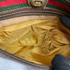 Gucci GG Sherry Line Shoulder Bag Brown Leather — view 6