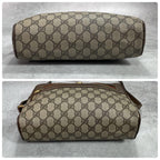 Gucci GG Sherry Line Shoulder Bag Brown Leather — view 8