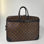 Louis Vuitton Monogram Macassar Porte Documents Voyage GM — view 5