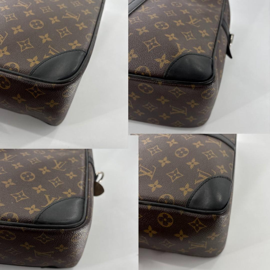 Louis Vuitton Monogram Macassar Porte Documents Voyage GM — view 8