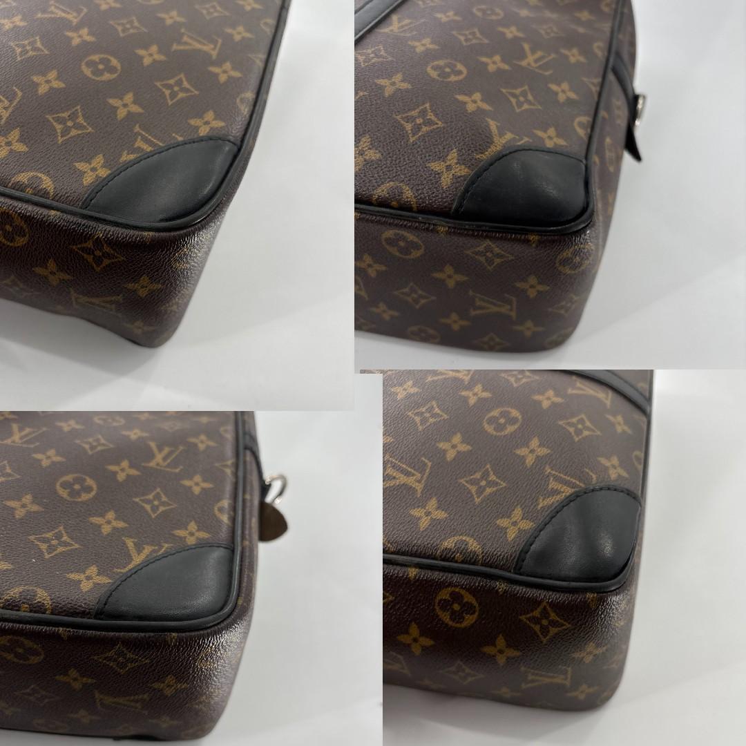 Louis Vuitton Monogram Macassar Porte Documents Voyage GM — view 8