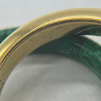 Bottega Veneta Interlocking Double Ring Malachite — view 6