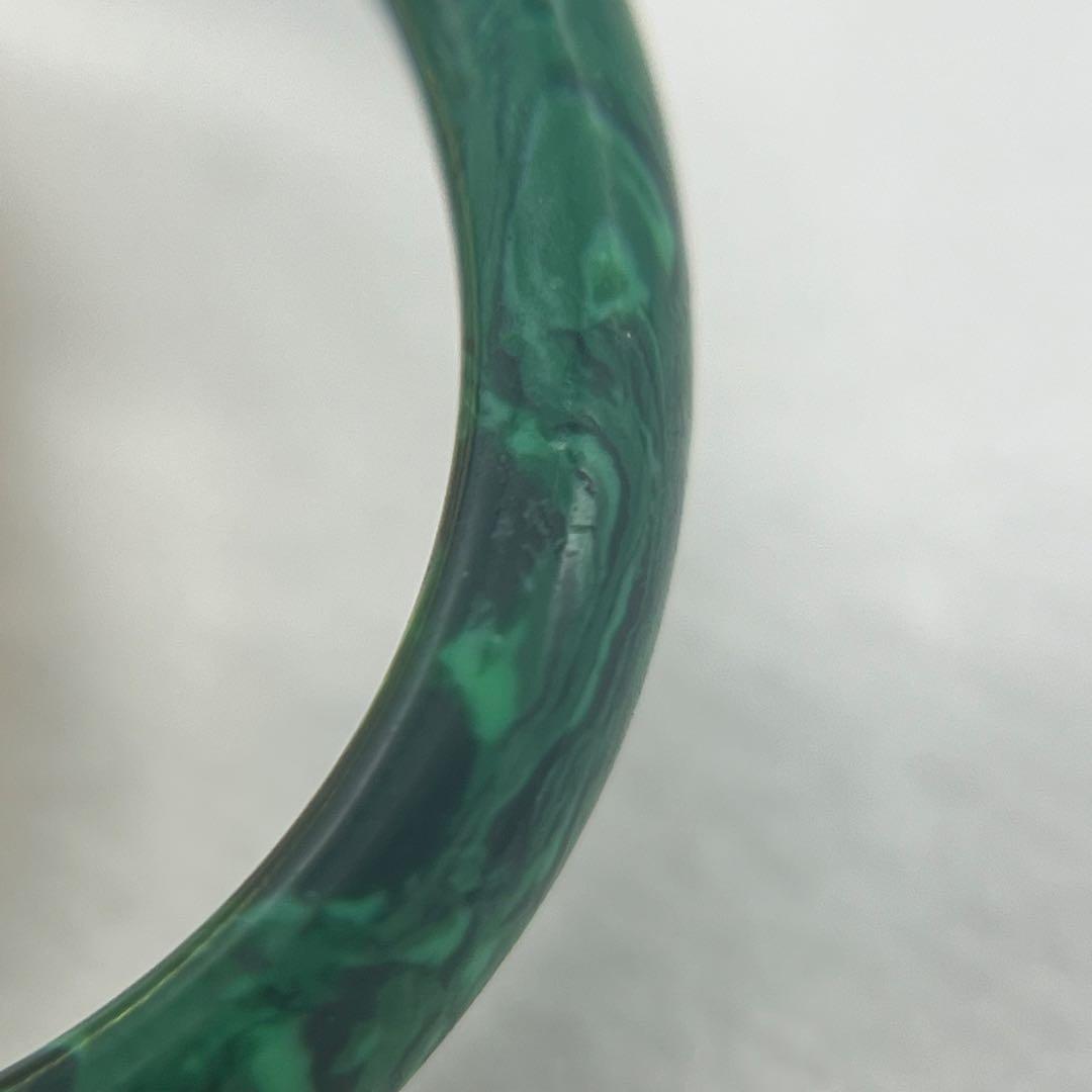 Bottega Veneta Interlocking Double Ring Malachite — view 8