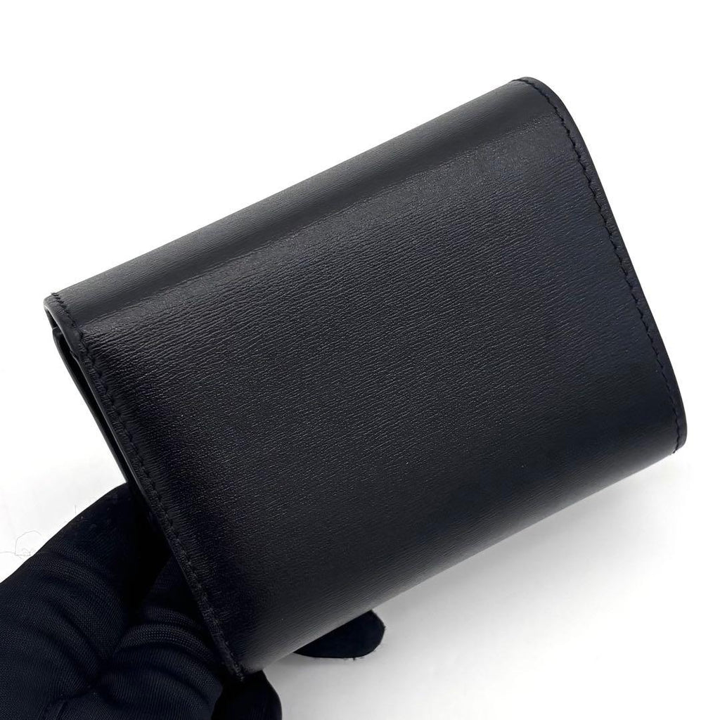Celine Small Flap Wallet Triomphe Trifold Black — view 2
