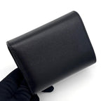 Celine Small Flap Wallet Triomphe Trifold Black — view 2