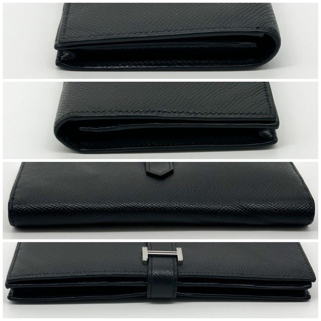 Hermes Bearn Souffle Veau Epsom Bifold Wallet — view 4