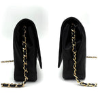 Chanel Bias Stitch Quilted Lambskin Shoulder Bag Black — view 5