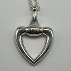 Gucci Horsebit Heart Necklace Longchain — view 3