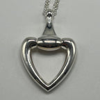 Gucci Horsebit Heart Necklace Longchain — view 4