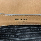 Prada Darling Leather Triangle Logo Handbag Brown — view 7