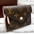 Louis Vuitton Monogram Portefeuille Victorine Rose Ballerine Wallet