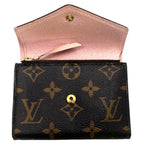 Louis Vuitton Monogram Portefeuille Victorine Rose Ballerine Wallet — view 2
