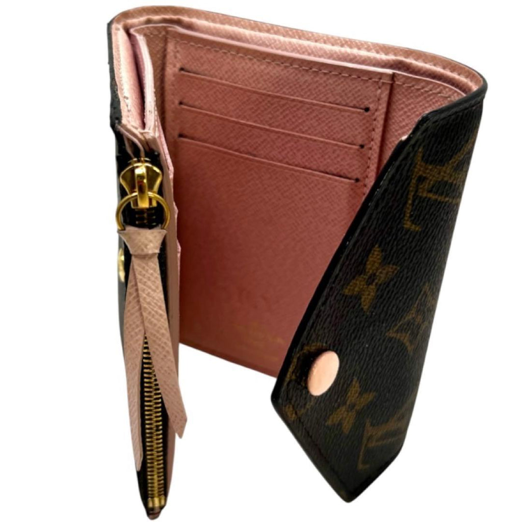 Louis Vuitton Monogram Portefeuille Victorine Rose Ballerine Wallet — view 5
