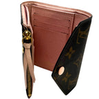 Louis Vuitton Monogram Portefeuille Victorine Rose Ballerine Wallet — view 5