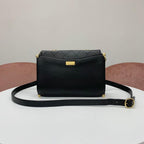 Chanel Quilted CC Logo Leather Chain Flap Shoulder Bag — view 3