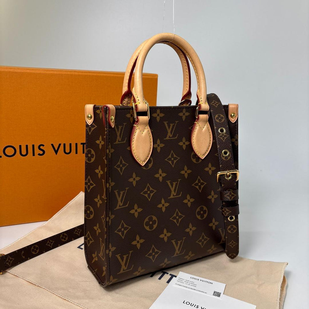 Louis Vuitton Monogram Sac Plat BB Shoulder Bag — view 3