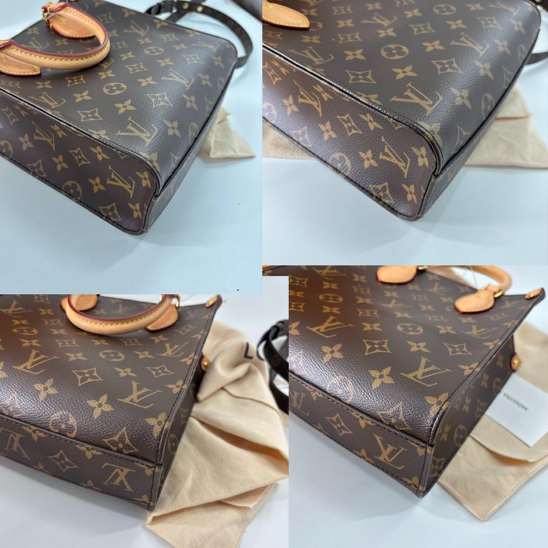 Louis Vuitton Monogram Sac Plat BB Shoulder Bag — view 8