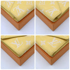 Louis Vuitton Monogram Empreinte Bicolor Victorine Yellow Wallet — view 8