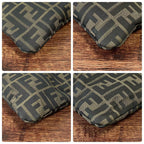 Fendi FF Zucca Pattern Canvas Shoulder Bag Pochette Brown — view 6