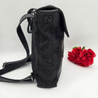 Gucci Backpack Jumbo GG Canvas Black — view 3