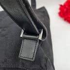 Gucci Backpack Jumbo GG Canvas Black — view 8