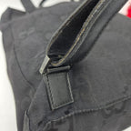 Gucci Backpack Jumbo GG Canvas Black — view 9