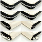 Louis Vuitton White Taigarama Zippy Vertical Wallet — view 8