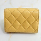 Chanel Caviar Leather Quilted Trifold Wallet — view 3