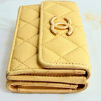 Chanel Caviar Leather Quilted Trifold Wallet — view 7