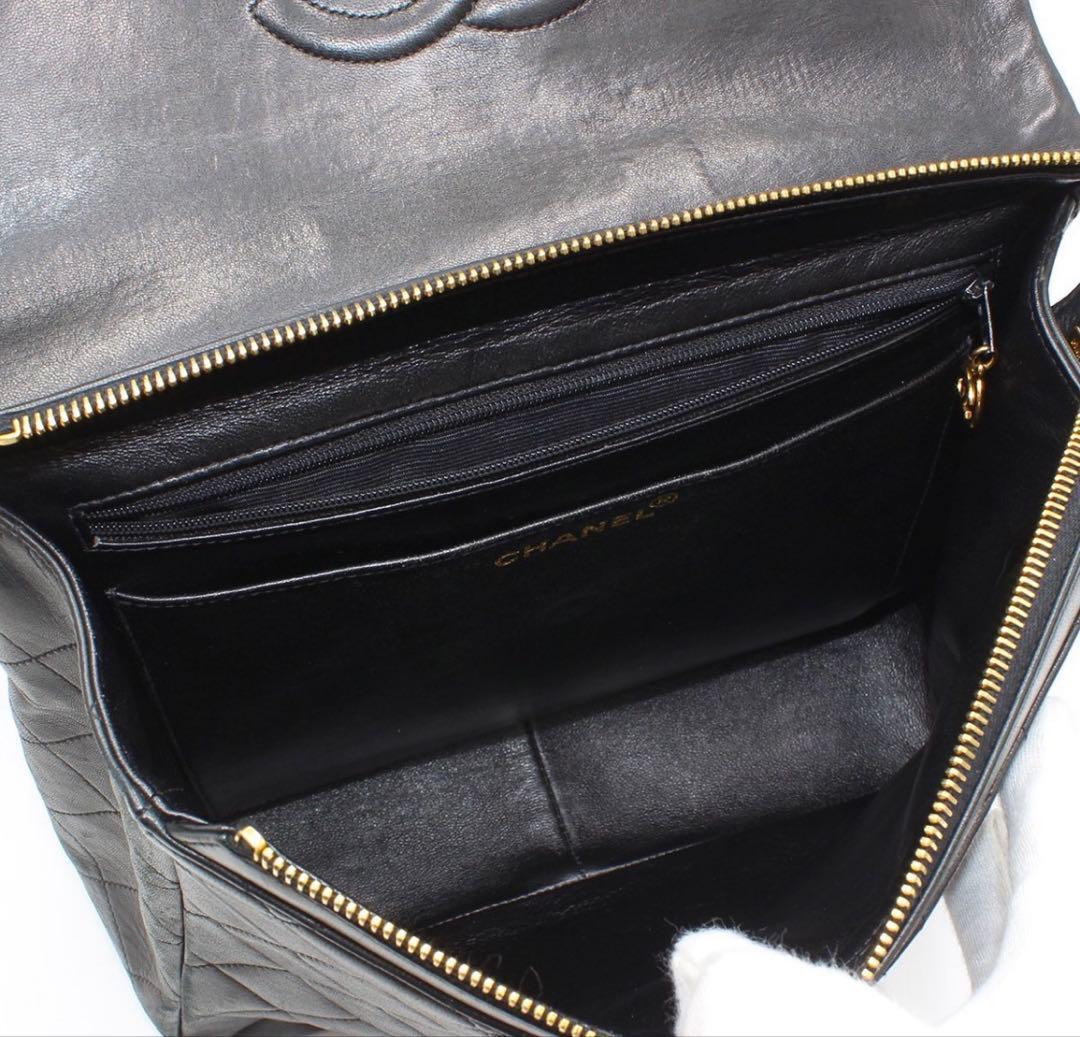 Chanel Quilted Leather Backpack — view 9